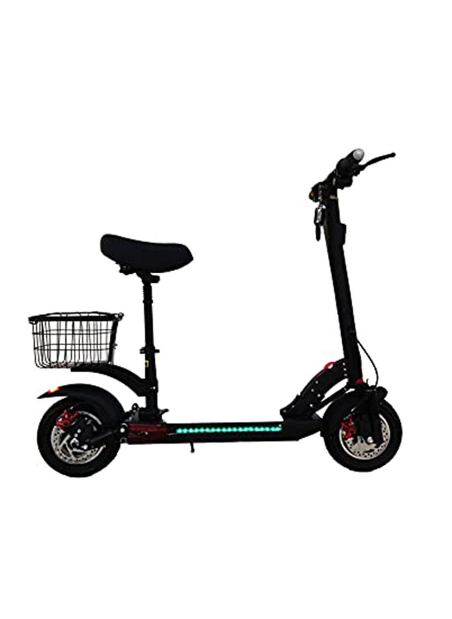 CHENXN Chenxian 1000W Foldable Electric Scooter with Seat & Rear Basket – 48V 12Ah Battery, 55 km/h Max Speed, Dual Disc Brakes, Bluetooth, LED Light – For Adults & Teenagers  - Image 4