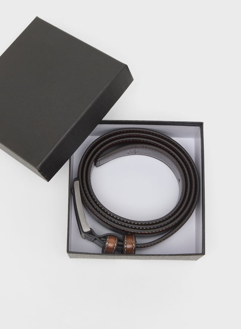 Robert Wood Genuine Leather Formal Belt - Image 3