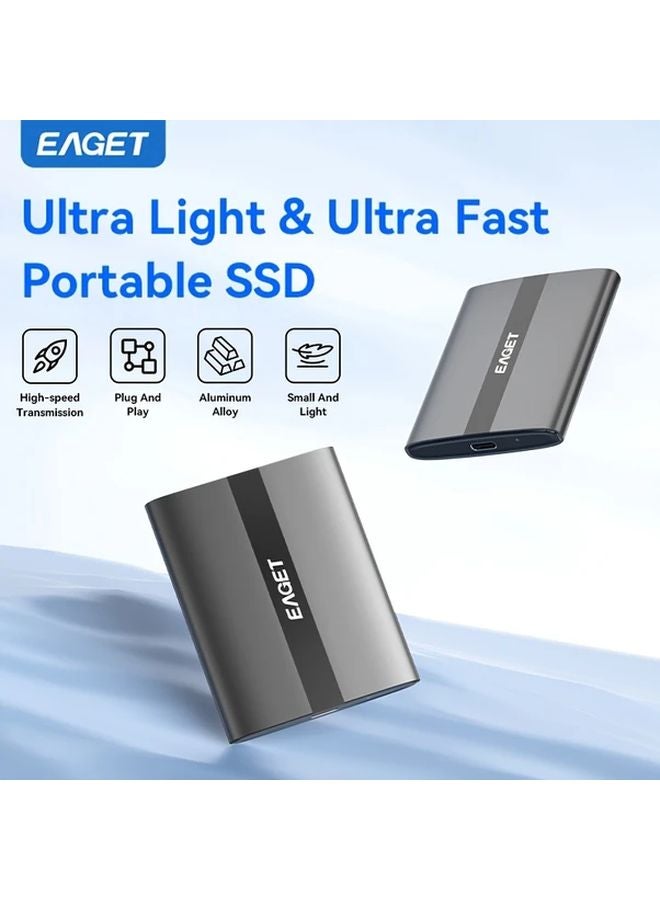 480GB EAGET Portable SSD USB 3 2 External Solid State Drive Fast Data Transfer Shock Resistant For Gamers Professionals - Image 2