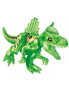 1-Pack Jurassic Large Dinosaur Building Blocks Tyrannosaurus Rex Quetzalcoatlus Spinosaurus Activity Model Children'S Toy (Crystal Green Carnotaurus 14.4*28.9*4.5cm) - pzsku/Z263971A2723B36909BB2Z/45/_/1722309871/6d9b7d2b-4dec-4c97-ad57-7b59f0a49653