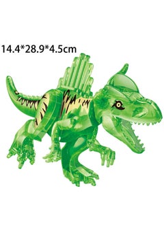 1-Pack Jurassic Large Dinosaur Building Blocks Tyrannosaurus Rex Quetzalcoatlus Spinosaurus Activity Model Children'S Toy (Crystal Green Carnotaurus 14.4*28.9*4.5cm) - pzsku/Z263971A2723B36909BB2Z/45/_/1722309987/864e9a99-d2f1-44c4-9402-b0fe313a5023