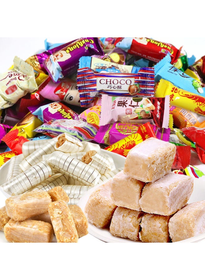 Old Beijing Flavor Prawn Crisp Candy Candy Peanut Crisp Wedding Candy A Batch-Specifications: Prawn Crispy + Crispy Candy Mix -Color: