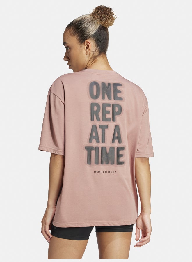 Adidas climacool one rep at a time training women's graphic t-shirt  - Image 4