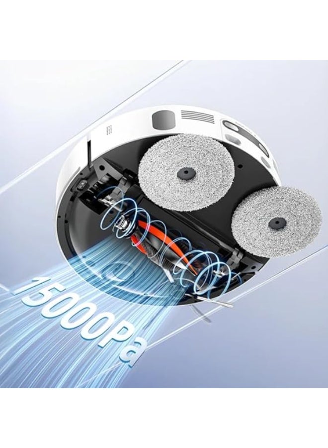 JONR T5 Pro Gen 2 15000Pa Robot Vacuum Cleaner with Mop Function, Suction Power (Upgrade from T5 Pro) with Hot Air Drying, Anti-Tangle Side Brush, Obstacle Avoidance, LiDAR Navigation, All-in-One Dock - Image 5