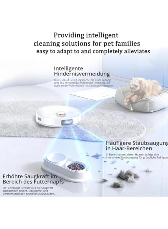JONR T5 Pro Gen 2 15000Pa Robot Vacuum Cleaner with Mop Function, Suction Power (Upgrade from T5 Pro) with Hot Air Drying, Anti-Tangle Side Brush, Obstacle Avoidance, LiDAR Navigation, All-in-One Dock - Image 4