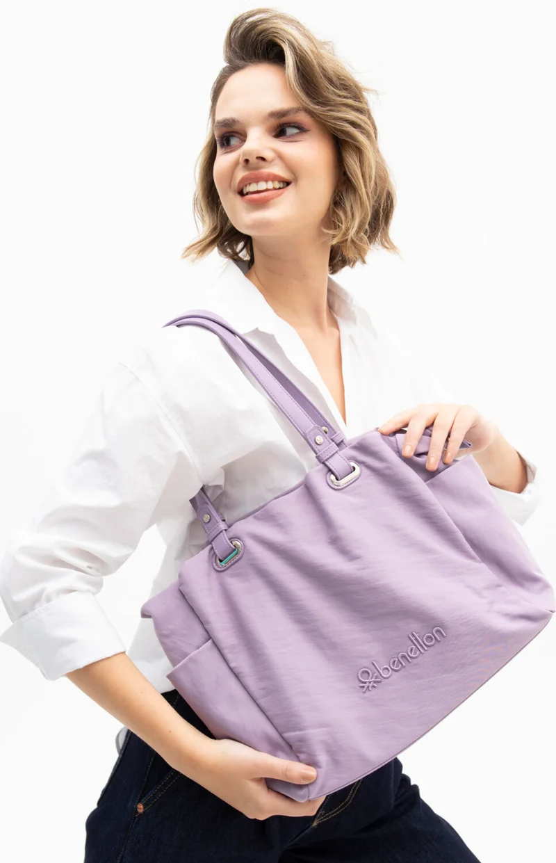 يونايتد كولورز أوف بينتيون Benetton Women's Shoulder Bag Lilac BNT1172