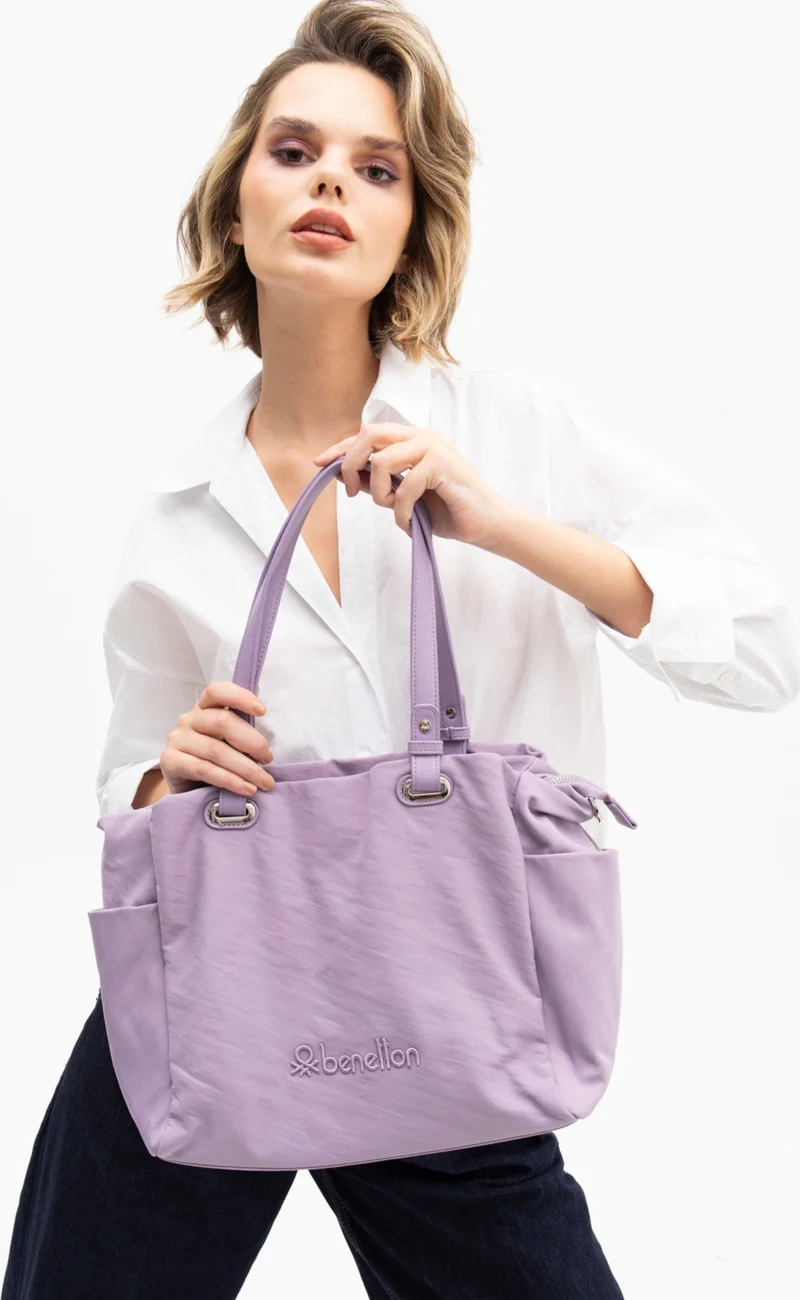 يونايتد كولورز أوف بينتيون Benetton Women's Shoulder Bag Lilac BNT1172