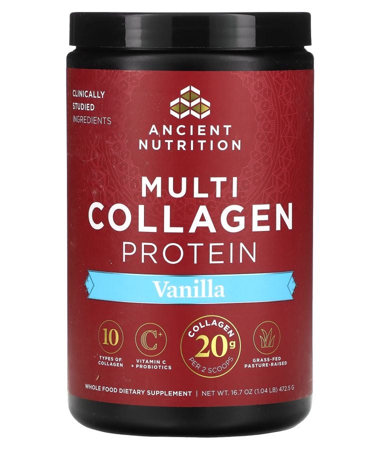 Ancient Nutrition Multi Collagen Protein Vanilla 1.04 lb (472.5 g)