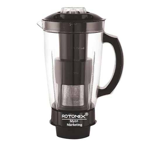Rotomix Quality Filter Juicer Jar for Mixer Grinder Juicer Jar ABS Plastic 4 Teeth Coupler Transparent(1500ML) - Image 1