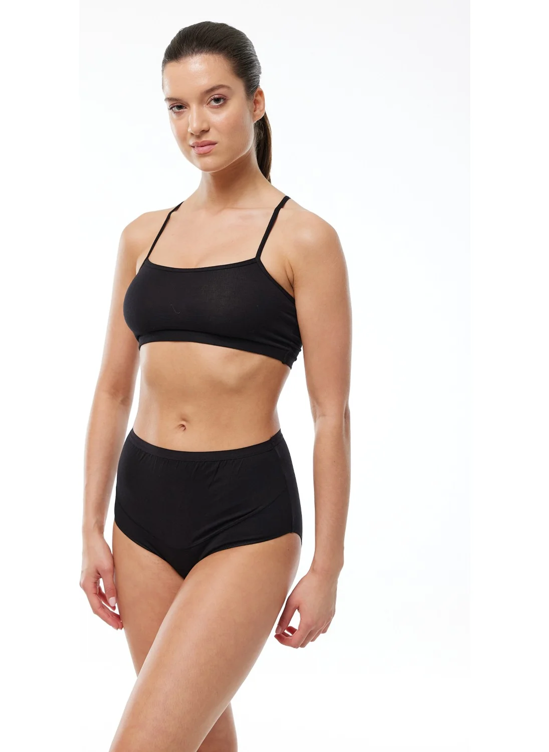 مالابادي Women Black 2 Pack Modal Maternity Panties 198