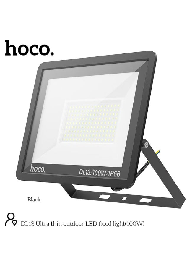 هوكو. كشاف LED خارجي مقاوم للماء عالي السطوع DL13 فائق النحافة (100 واط) - Image 1
