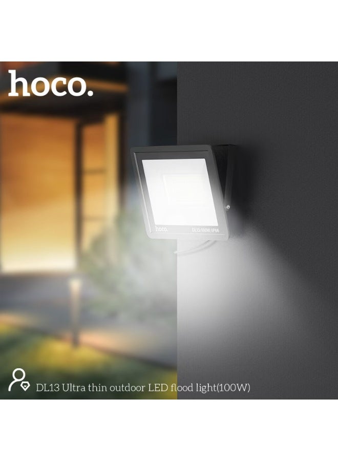 هوكو. كشاف LED خارجي مقاوم للماء عالي السطوع DL13 فائق النحافة (100 واط) - Image 3