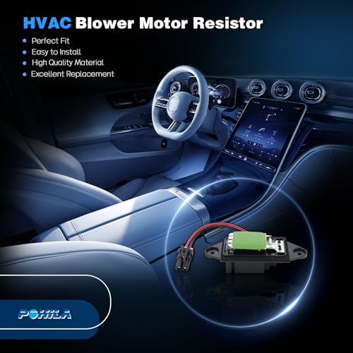 POHILA Rear Manual Temp Control Blower Motor Fan Resistor Compatible with 2002-2006 Escalade,2000-2006 Tahoe,2000-2006 GMC Yukon Replaces 4P1860 RY546 158961 RY546 12477721 88986482 JA1982 - Image 2