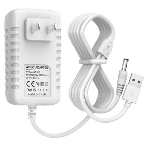 BOEEA Power Cord for Ingenuity InLighten, Simple Comfort, Swing'n Go Baby Swing Charger, 2-in-1 Swing Charging Cable with USB A & DC Plug, 5V Power Adapter - Image 1