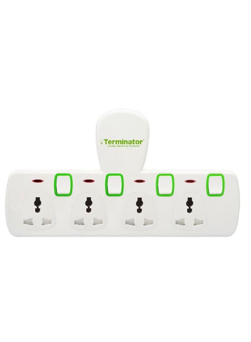 Terminator 4 Way Universal T-Socket Multi Adaptor TMA 574T  - Image 2