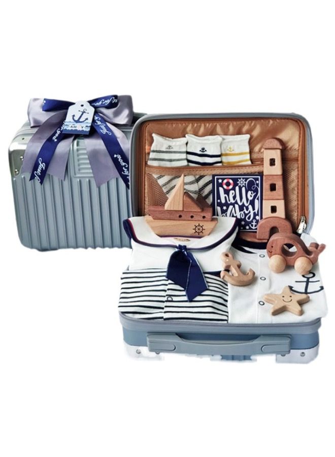 Newborn Gift Set Baby Boy (8-in-1) Premium Baby Shower Gift 0–3 Months - Image 3