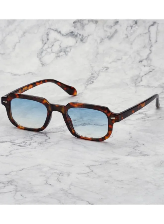Explicit Poets Explicit Poets Unisex EDDIE Tortoise - Gradient Blue Stylish Sunglasses, 48EP7
