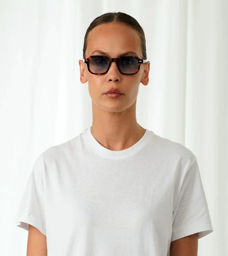 Explicit Poets Explicit Poets Unisex EDDIE Tortoise - Gradient Blue Stylish Sunglasses, 48EP7