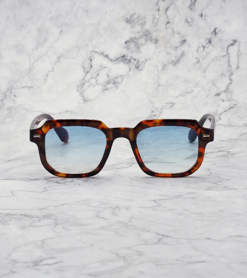  اكسبليست باوتس نظارات شمسية أنيقة للجنسين إيدي سلحفاة تدرج أزرق - Image 2