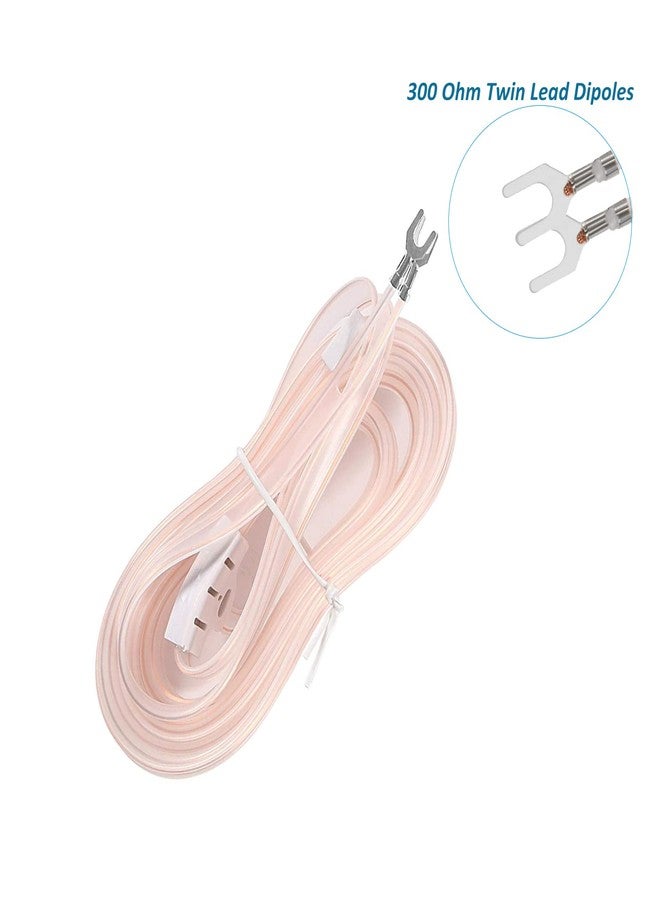 AEDIKO FM Dipole Antenna 300 Ohm T Shape FM Antenna+300-ohm to 75-ohm Transformer(Push-On F Type Balun) for Radio Stereo Tuner Receiver - Image 3