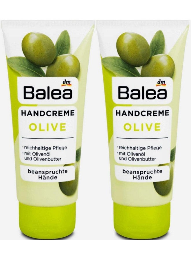 balea 2 X Hand Cream Olive, 100 Ml, 2 X100 Ml, Vegan, German Product - Image 1