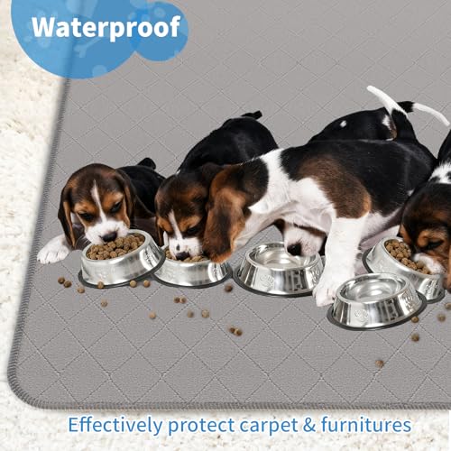 CoolShields Washable Puppy Dog Pee Pad, 2Pack 34" X52" Waterproof Whelping Training Pet Mat for Playpen, Crate, Potty, Floor, Bed, Sofa and Trunk, Reusable Pee Pads for Dogs, Cats, Bunny - Image 2
