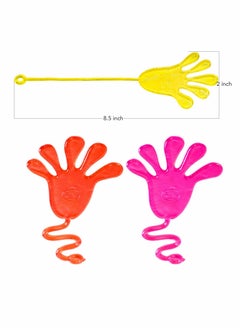SYOSI Sticky Hands, 20 Pcs Sticky Fingers,Kids' Party Favor Sets， Fun Toys, Party Favors, Wacky Fun Stretchy Sticky Hands, Party Favors, Birthday Parties, Toys for Sensory Kids  - Image 5