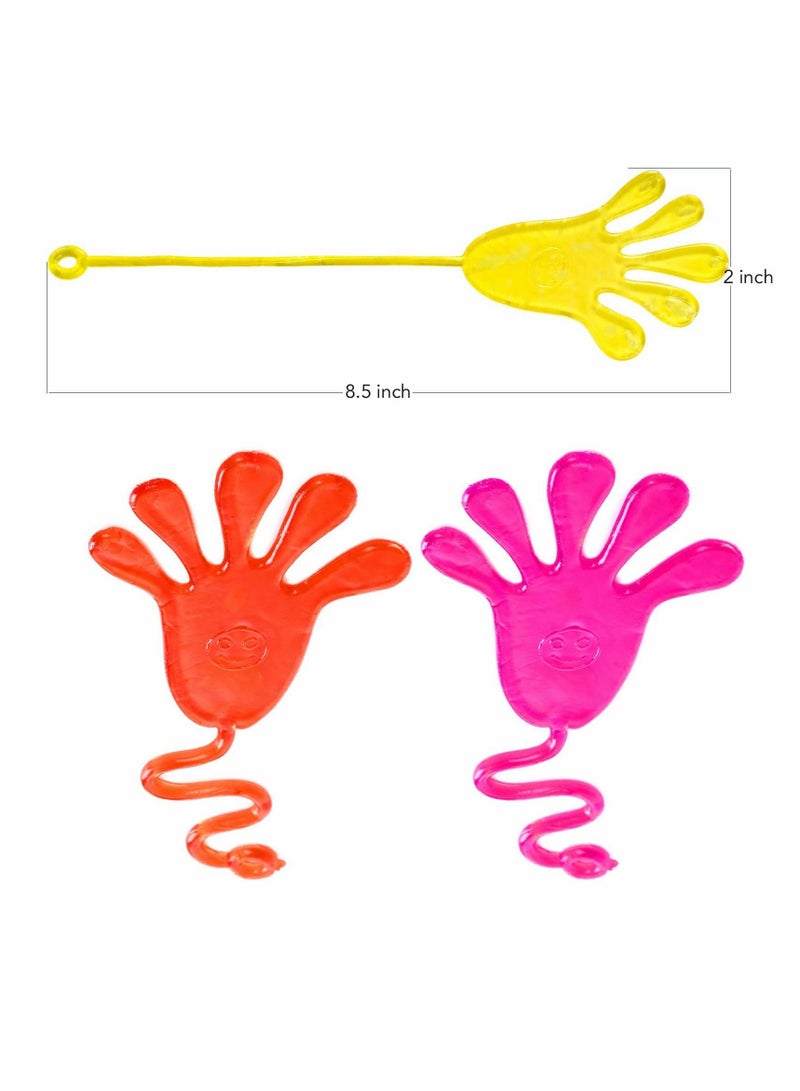Sticky Hands, 20 Pcs Sticky Fingers,Kids' Party Favor Sets， Fun Toys, Party Favors, Wacky Fun Stretchy Sticky Hands, Party Favors, Birthday Parties, Toys for Sensory Kids