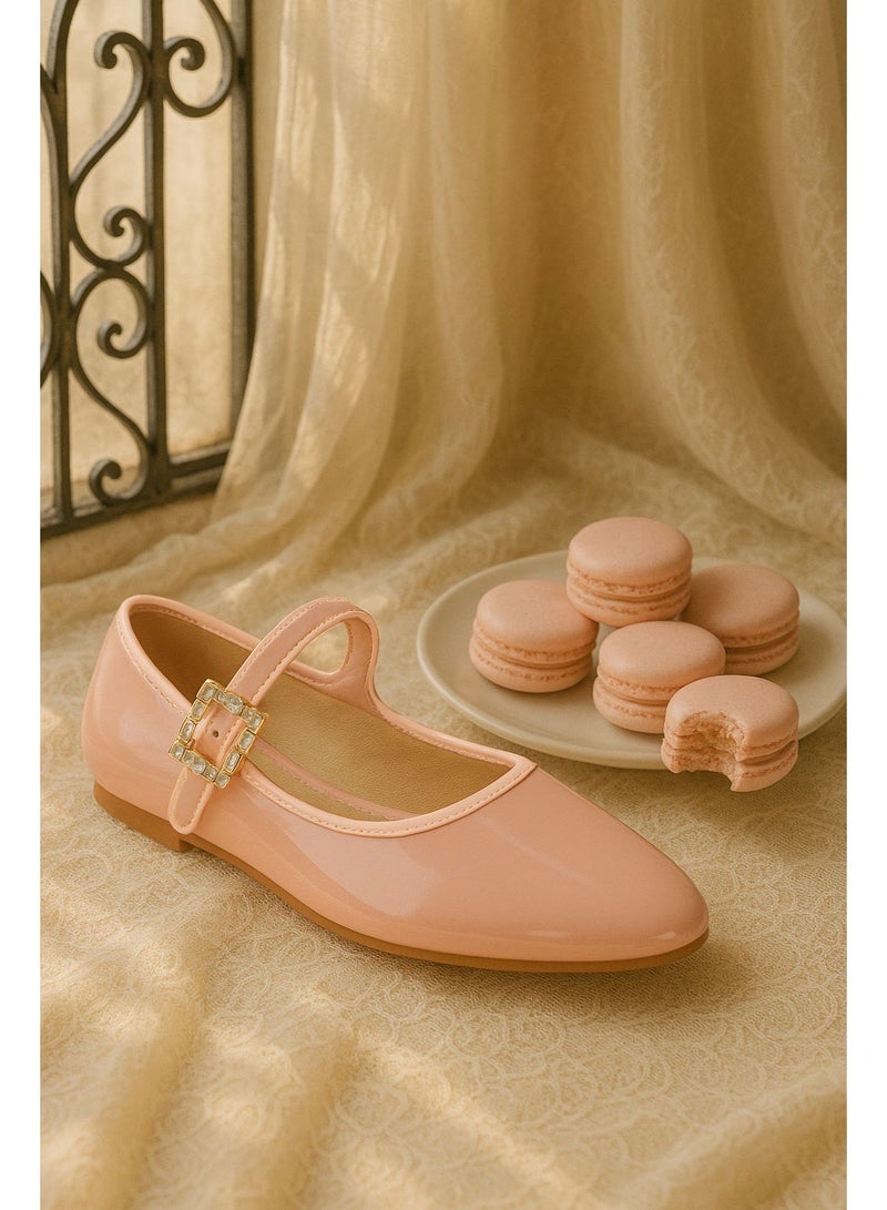 لندن راج بروش صندل ماري جين باللون الوردي - Image 2