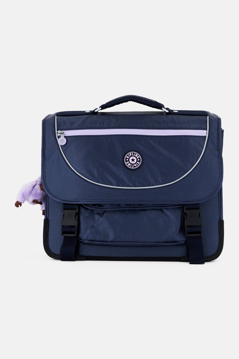 kipling Women Brand Logo Backpack 41 L x 35 H x 14 W cm, Navy  - Image 1