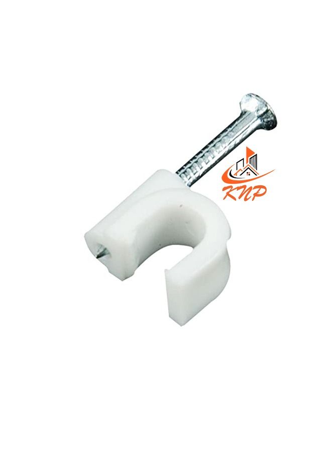 KNP Plastic Cable Wire Clip 8mm 50 PCS  - Image 3
