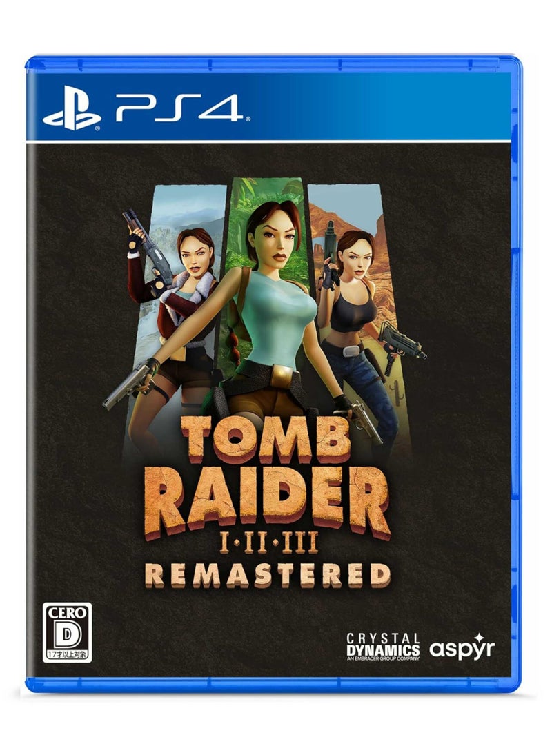 PlayStation Tomb Raider I-III Remastered PS4 Version - Action Adventure Game - Image 1