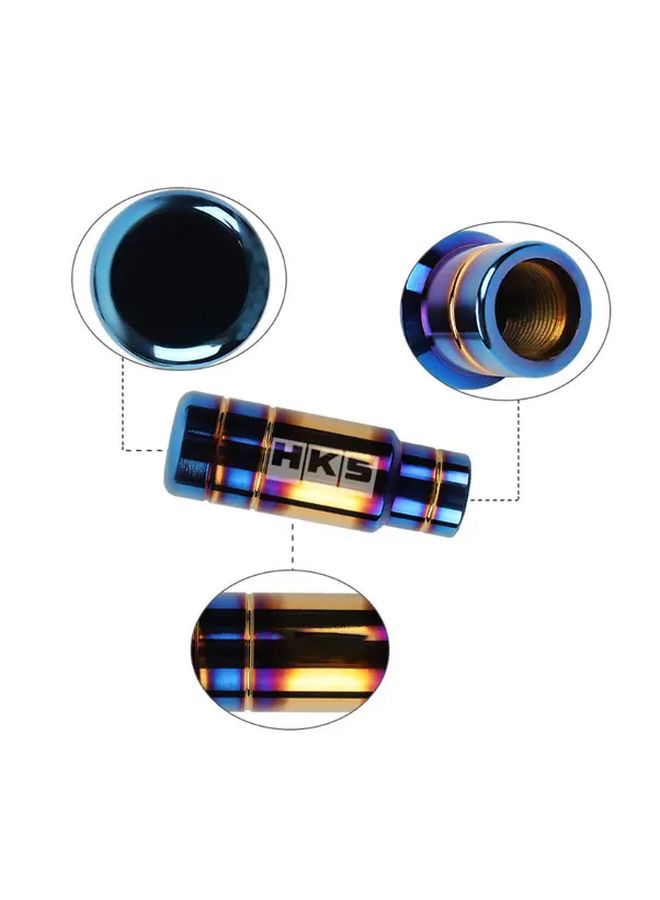 Aluminum Alloy 3.54inch Wave Pattern Gear Shift Knob for Automatic and Manual Vehicles - Image 5