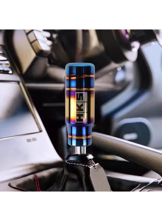 Aluminum Alloy 3.54inch Wave Pattern Gear Shift Knob for Automatic and Manual Vehicles - Image 1