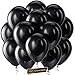 Bezente Pro Duralatex Black Balloons 100 Pack 12 inch ExtraThick Black Balloons for LongLasting Professional Party Decorations Large New Year Birthday Graduation Wedding Anniversary - Image 2