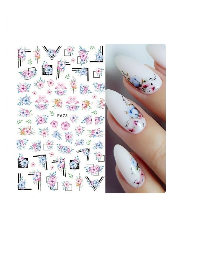 مجموعة ملصقات الأظافر