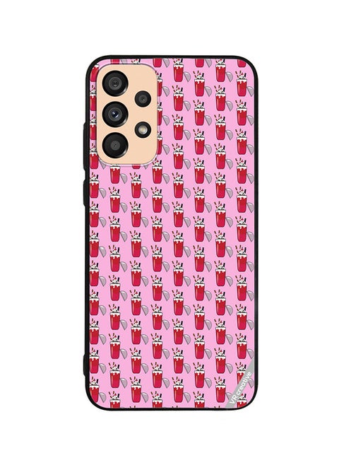 Protective Case Cover For Samsung Galaxy A72 Ice Cream Glass Drink Design Multicolour