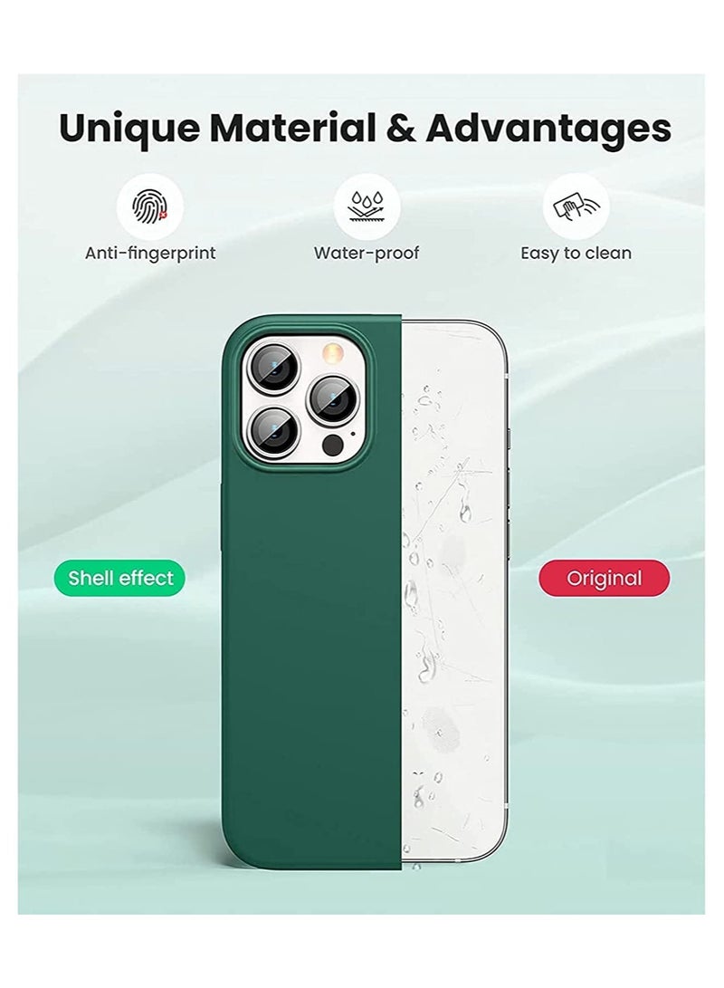 ELTRAZONE Silicone Protective Case Compatible with iPhone 14 Pro Soft Liquid Gel Rubber Cover Shockproof Bumper Anti-Scratch Anti-Fingerprint Anti-Drop Slim Cover for iPhone (for iPhone 14 Pro) - Image 3