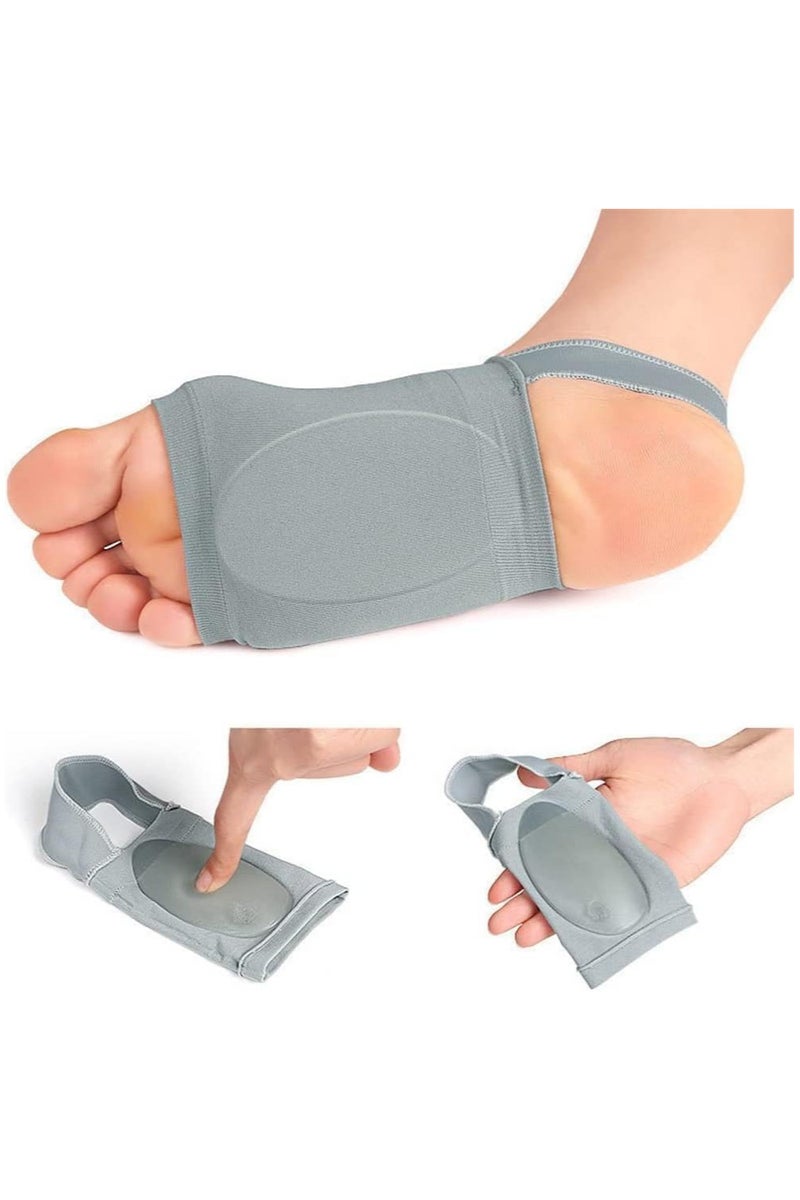INSIJAM Cotton Flat Foot Arch Support For Men and Women Medial Arch Support For Flat Feet Correction Sleeve With Cushion Leg Pain Relief Product Orthopaedic Shoes Slippers Foot Arch Socks - Image 3