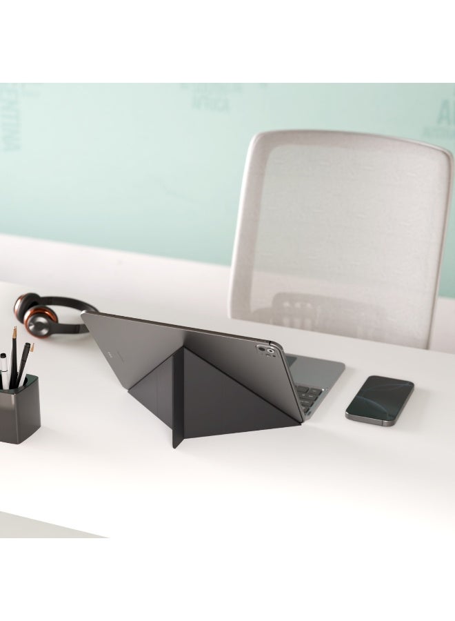 GREEN LION Tectra Foldable keyboard Case / Magic Keyboard For Compatible iPad & Tablet / Working time 20–30 days / Supported systems Windows, Android, iOS, Mac OS / Multi Touch Trackpad / Type C Charging / Strong Magnetic Hold - Grey - Image 2