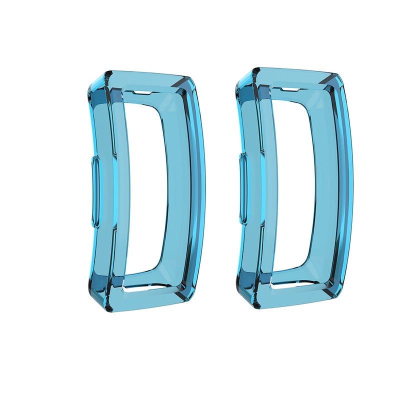4 pcs Half Cover Protective Case Hollow Cover TPU Shell Shockproof Anti- Accessories for watch (Sky- ) - Image 2