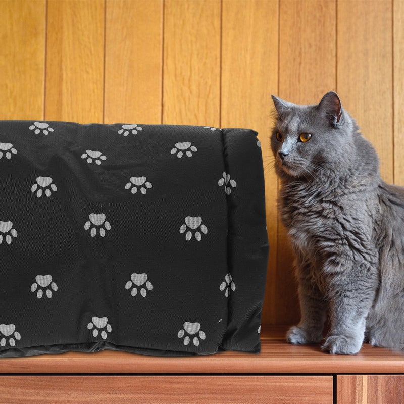 🐾 خيمة قطة خارجية على شكل قوس من قماش مخمل دافئ مجموعة 1 - Image 3