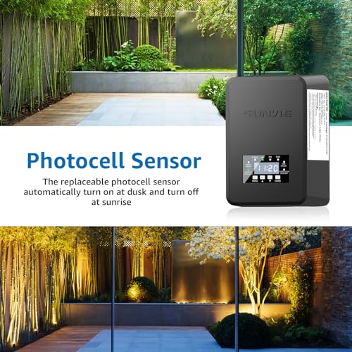 SUNVIE 12 Pack Low Voltage Landscape Lights with 300W Transformer 12-24V LED Landscape Lighting Kit 3000K Waterproof Aluminum Landscape Spotlights with Wire Connectors for House Yard Tree Garden - Image 3