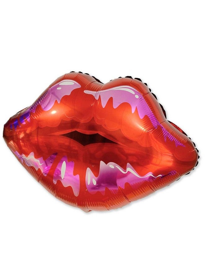 Soochat Kiss Lips Balloons Red Lips Shape Mylar Foil Balloon for Valentine's Day Wedding Decoration 3Pcs - Image 4