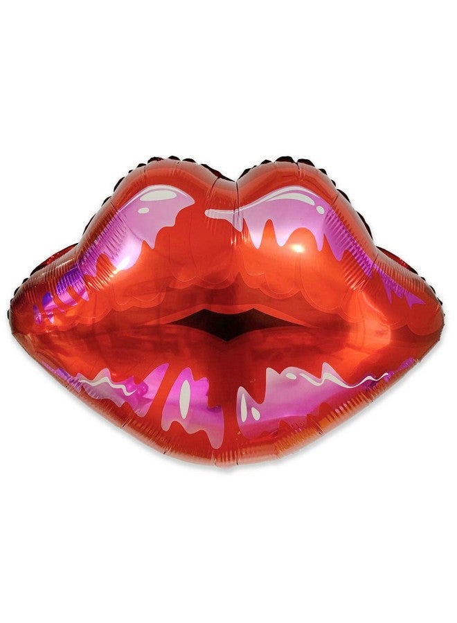 Soochat Kiss Lips Balloons Red Lips Shape Mylar Foil Balloon for Valentine's Day Wedding Decoration 3Pcs - Image 5