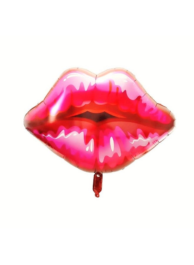 Soochat Kiss Lips Balloons Red Lips Shape Mylar Foil Balloon for Valentine's Day Wedding Decoration 3Pcs - Image 2