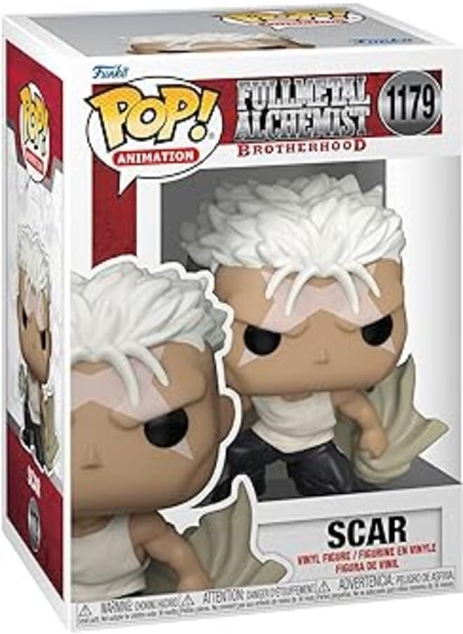 Funko Funko Pop! Animation: Fullmetal Alchemist: Brotherhood- Scar, Collectible Action Vinyl Figure - 57740 