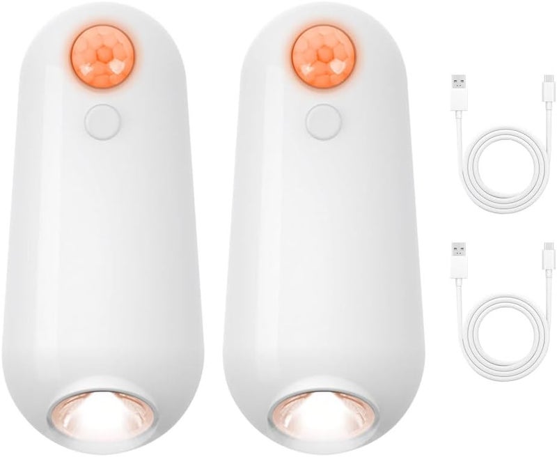 MiOYOOW Toilet Nights Lights 12PCS Motion Sensor Toilet Light 8 Colors USB Rechargeable Toilets Bowl Nightlight for Bathroom - Image 1