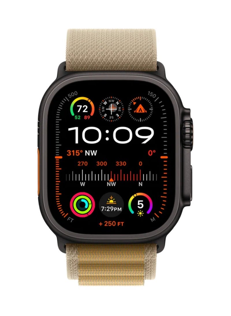ACLIX Alpine Loop Band Compatible with Apple Watch 42mm 44mm 45mm 46mm 49mm, Soft Woven Sport Strap, Adjustable Replacement Wristband for Apple Watch Series Ultra / SE / Series 1/2/3/4/5/6/7/8/9/10/11- Tan - Image 2