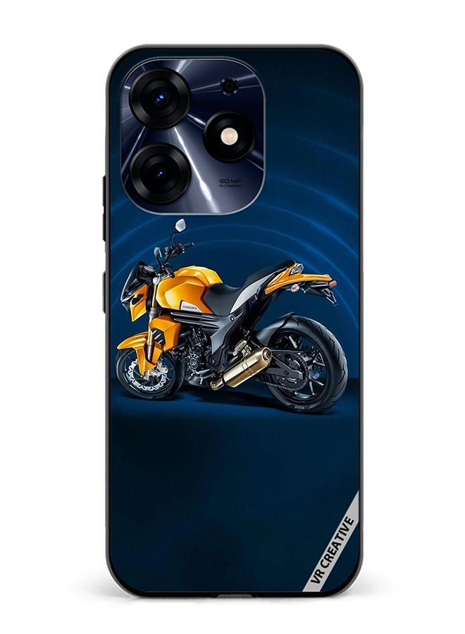 VR CREATIVE Protective Case Cover For Tecno Spark 10 Pro Bike Design Multicolour - Image 1